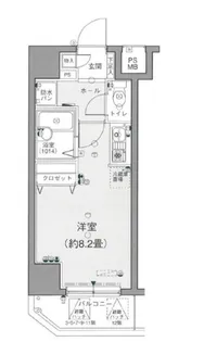 エスコート麻布十番【5階】の間取り