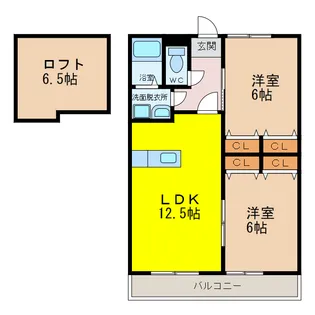 エスペランサII【2階】の間取り