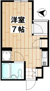 元住吉ハウス【4階】の間取り