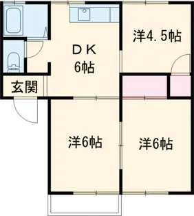 コーポOMA【1階】の間取り