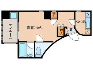 ARK HOUSE南館【4階】の間取り