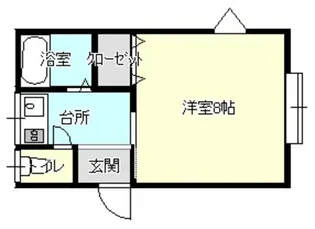 コスモハイツナガミネ【2階】の間取り