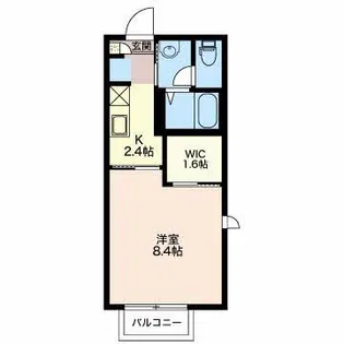 ベル グランシャリオ【2階】の間取り