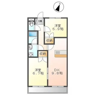 エクセル9【1階】の間取り