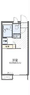 レオパレスメルシー【2階】の間取り