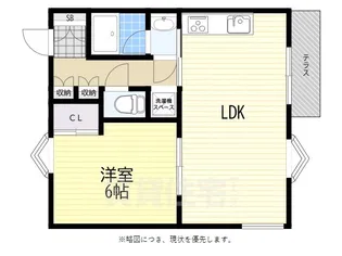 ガーデントキワ【1階】の間取り
