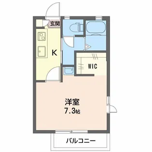 フレグランスかわい【2階】の間取り