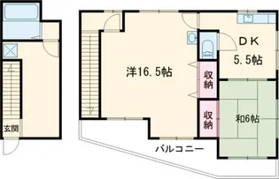 深澤荘の間取り