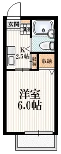 シティハイム ティースリー【1階】の間取り