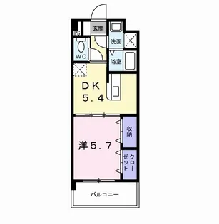 コンフォール【2階】の間取り