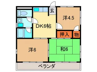 メゾンシエテ【3階】の間取り