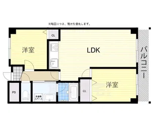 クリスタルハイツ清水丘【7階】の間取り