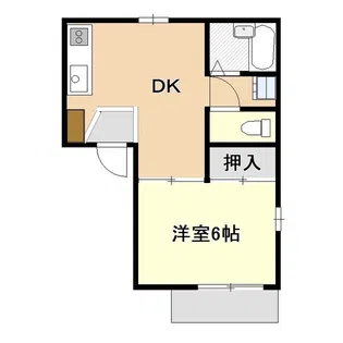 マドリードタウンA【2階】の間取り