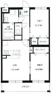 Lesage小池原【5階】の間取り