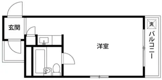 ロータリー祐天寺第1【2階】の間取り