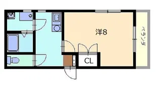ガレット・デ・ロア【1階】の間取り