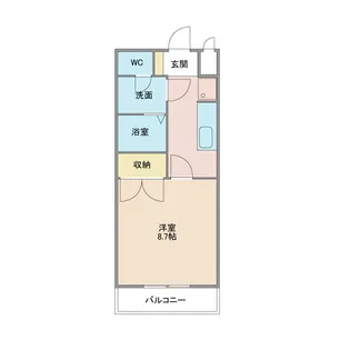 カラブニン【1階】の間取り