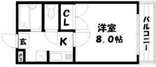 ラフティ・アーバンビレッジ【1階】の間取り