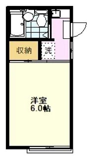 田代ハウス1号【2階】の間取り