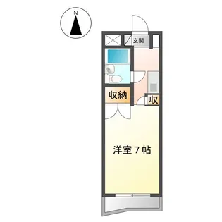 塔世ハイツ【4階】の間取り