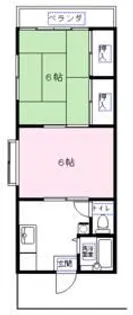 シティハイム新井【2階】の間取り
