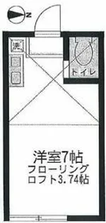 ユナイト川崎大師エル・パティオ【1階】の間取り
