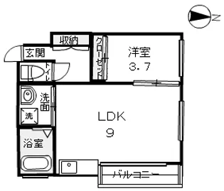 HappyLifePure【2階】の間取り