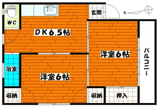 広島県広島市中区千田町3【マンション】の間取り