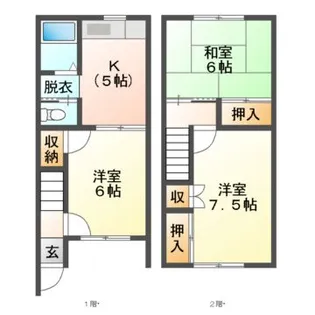 茨城県小美玉市羽刈【一戸建】の間取り