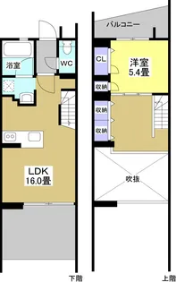 静岡県浜松市中央区鹿谷町【一戸建】の間取り