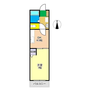 高知県高知市介良乙【アパート】の間取り