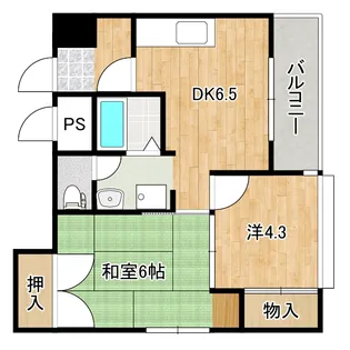 ハイムあいざわ【2階】の間取り
