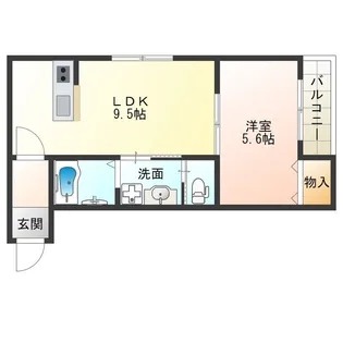 ユーコート四貫島【2階】の間取り