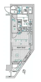 ブライズ用賀【7階】の間取り