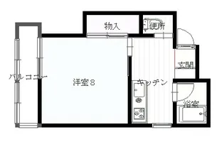 リバーサイド金沢【2階】の間取り