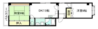 コーポ金町【1階】の間取り