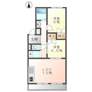 マンションアリスA【3階】の間取り