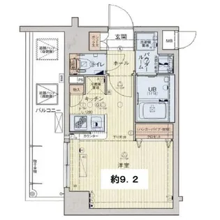 エスライズ梅田北【2階】の間取り