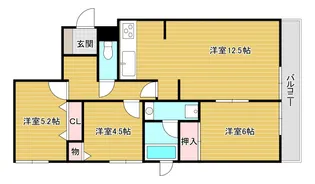 ビューハイムオオツ【2階】の間取り