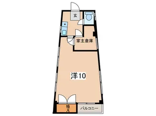 クルザメント西生田【2階】の間取り