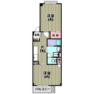 三貴マンション【1階】の間取り