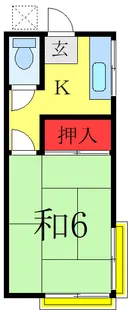 コーポ豊田【2階】の間取り
