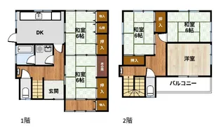 広島県呉市東畑1【一戸建】の間取り