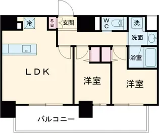 メインステージ五反野II【11階】の間取り