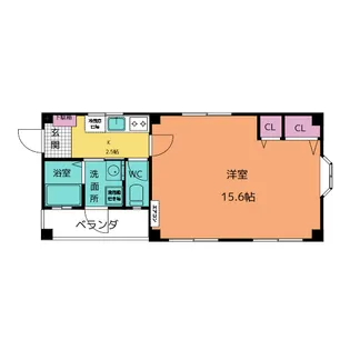 エクセル塚本【2階】の間取り