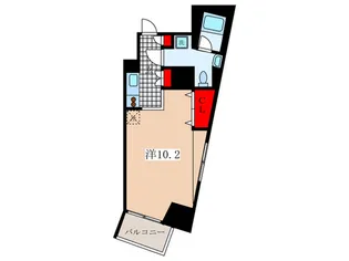 エスティメゾン板橋C6【13階】の間取り