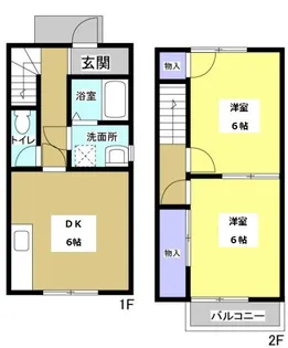 静岡県掛川市上張【一戸建】の間取り