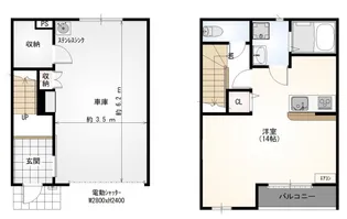 1Rの間取り画像