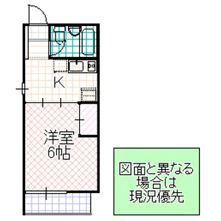 グレースタワー城南【2階】の間取り