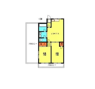 ドムスケーブ【5階】の間取り